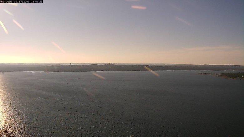 Lake Travis webcam, December 8, 2015 3:05 PM CT
