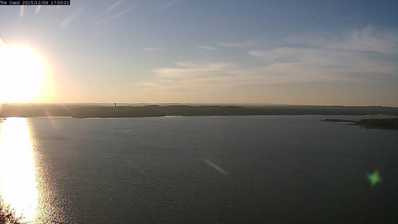 Lake Travis webcam, December 8, 2015 4:05 PM CT