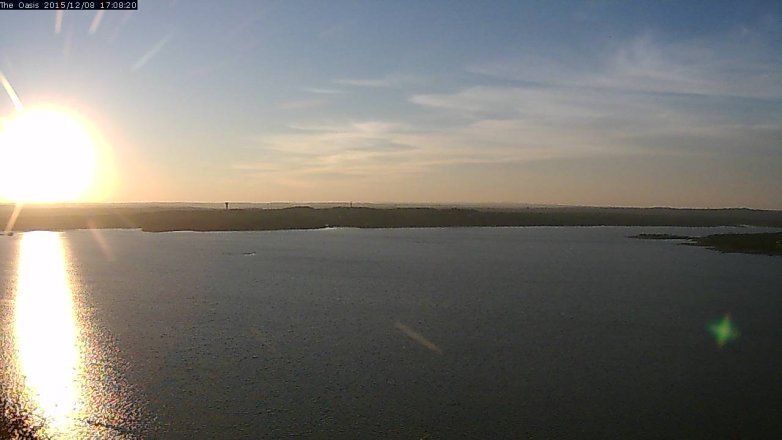 Lake Travis webcam, December 8, 2015 4:15 PM CT