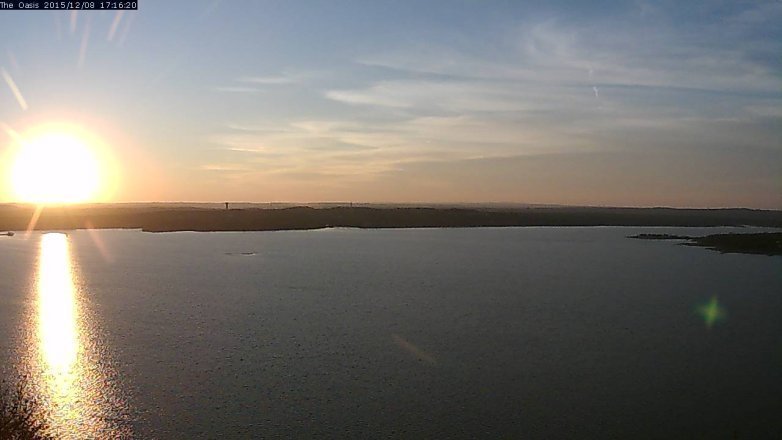 Lake Travis webcam, December 8, 2015 4:25 PM CT