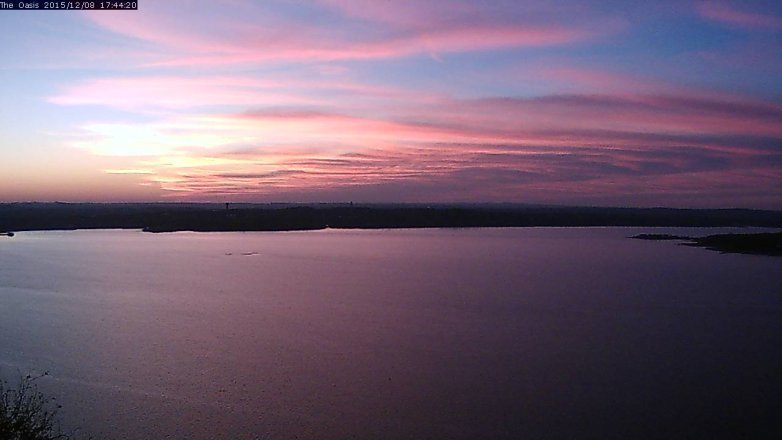 Lake Travis webcam, December 8, 2015 4:50 PM CT