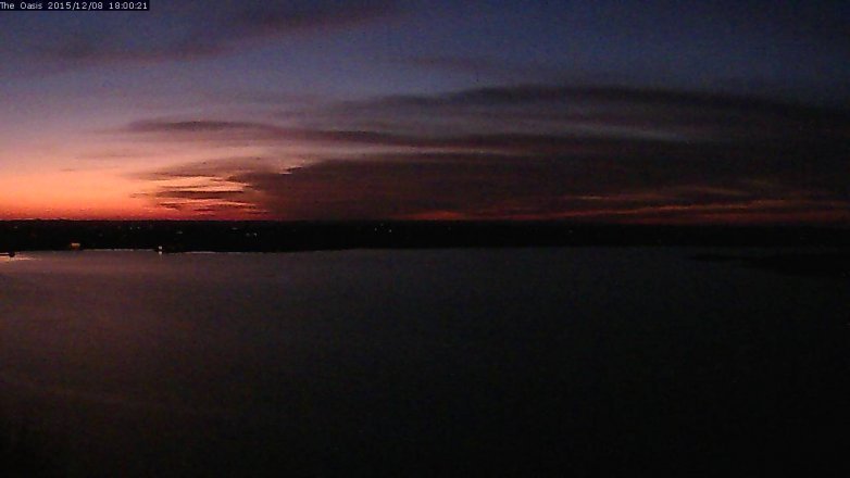 Lake Travis webcam, December 8, 2015 5:05 PM CT