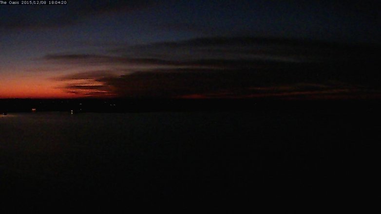Lake Travis webcam, December 8, 2015 5:10 PM CT