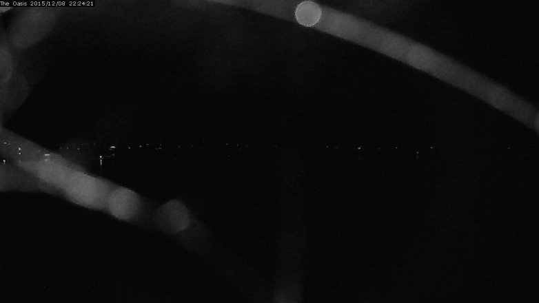 Lake Travis webcam, December 8, 2015 9:30 PM CT