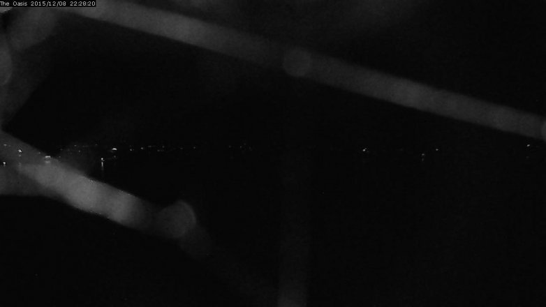 Lake Travis webcam, December 8, 2015 9:35 PM CT