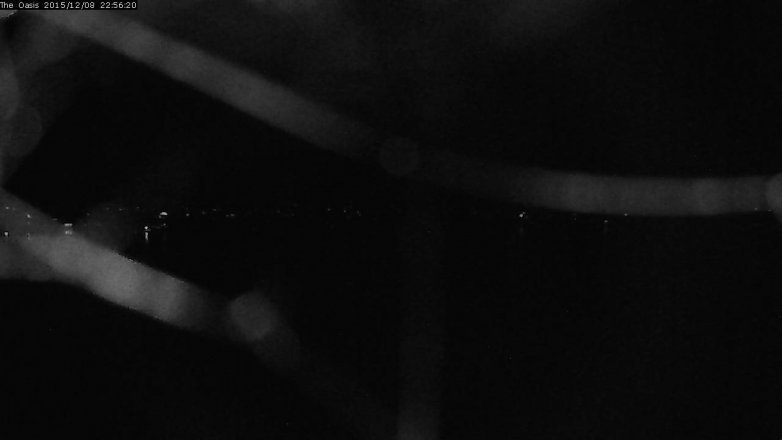 Lake Travis webcam, December 8, 2015 10:05 PM CT