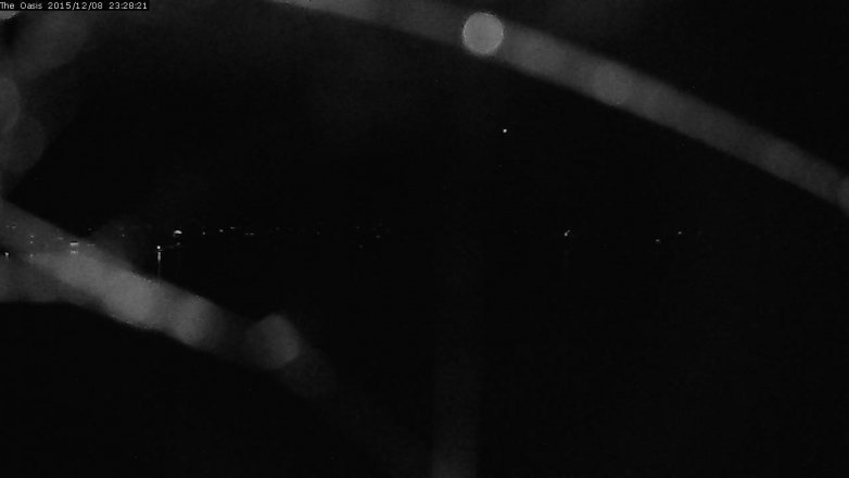 Lake Travis webcam, December 8, 2015 10:35 PM CT