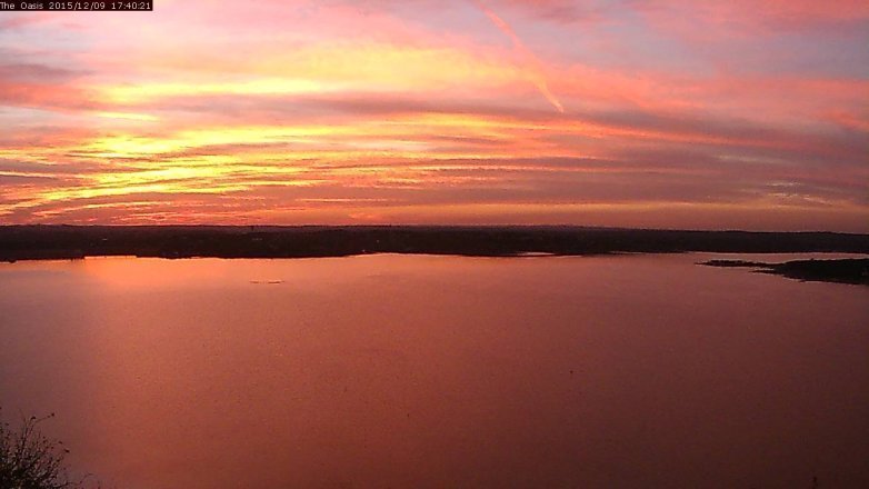 Lake Travis webcam, December 9, 2015 4:45 PM CT