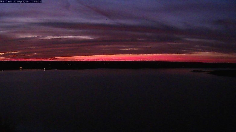 Lake Travis webcam, December 9, 2015 5:00 PM CT