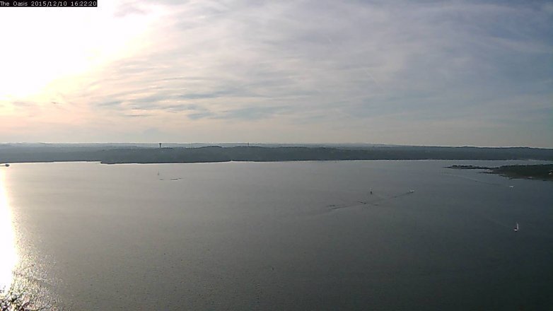 Lake Travis webcam, December 10, 2015 3:30 PM CT