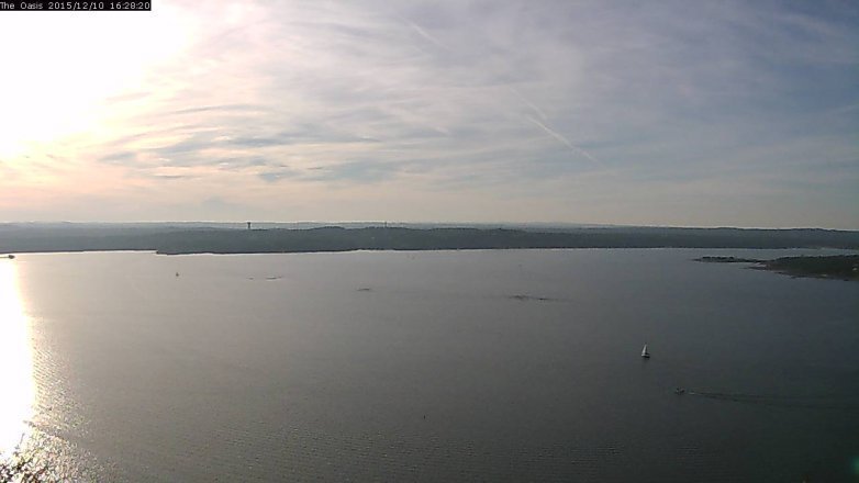 Lake Travis webcam, December 10, 2015 3:35 PM CT
