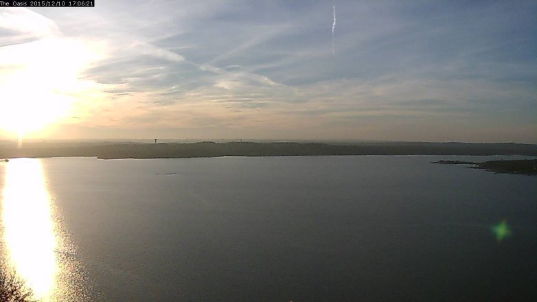Lake Travis webcam, December 10, 2015 4:15 PM CT