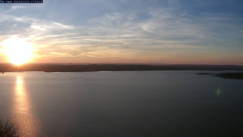 Lake Travis webcam, December 10, 2015 4:30 PM CT