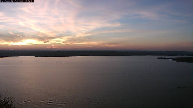 Lake Travis webcam, December 10, 2015 4:45 PM CT