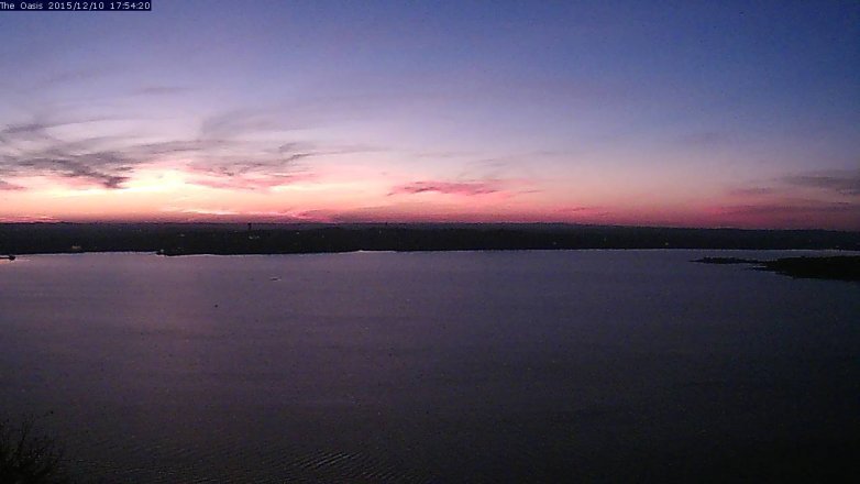 Lake Travis webcam, December 10, 2015 5:00 PM CT