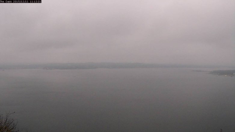 Lake Travis webcam, December 11, 2015 10:20 AM CT