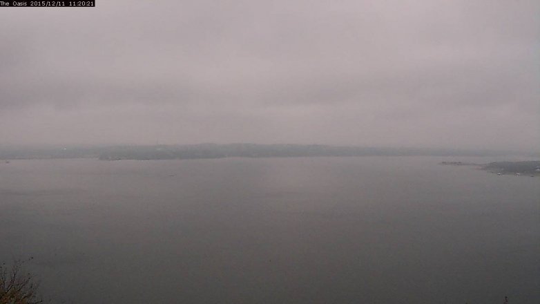 Lake Travis webcam, December 11, 2015 10:25 AM CT