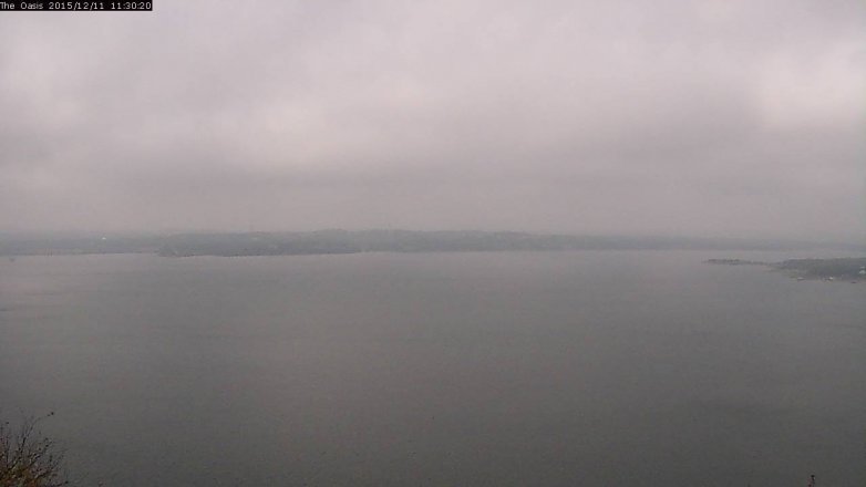 Lake Travis webcam, December 11, 2015 10:35 AM CT