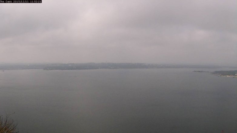 Lake Travis webcam, December 11, 2015 11:00 AM CT