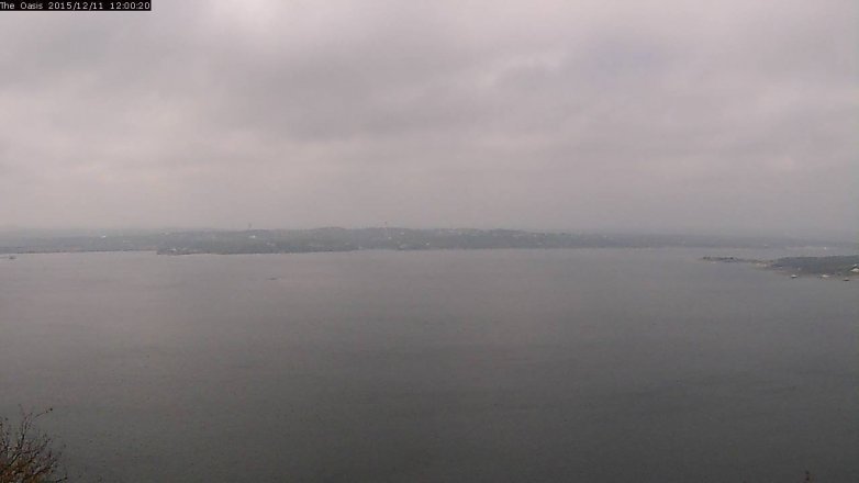 Lake Travis webcam, December 11, 2015 11:05 AM CT
