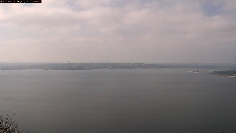 Lake Travis webcam, December 11, 2015 12:10 PM CT