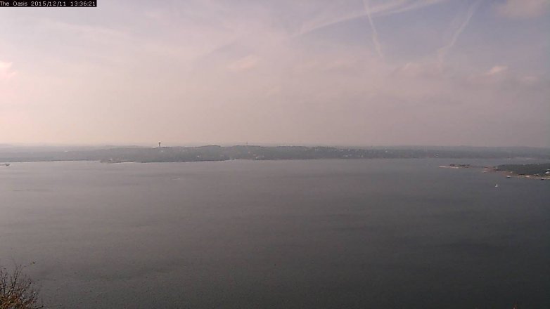 Lake Travis webcam, December 11, 2015 12:45 PM CT