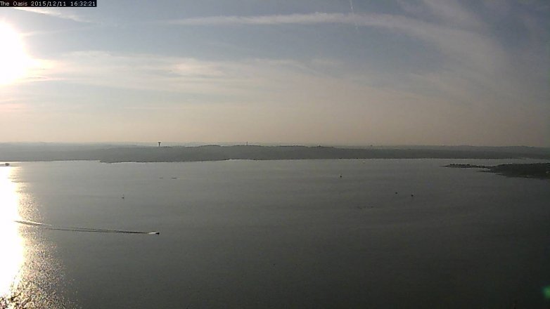 Lake Travis webcam, December 11, 2015 3:40 PM CT