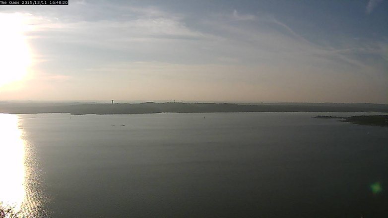 Lake Travis webcam, December 11, 2015 3:55 PM CT