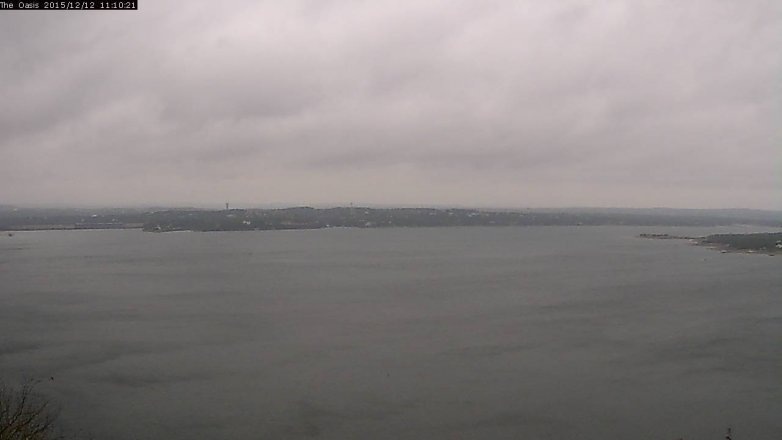 Lake Travis webcam, December 12, 2015 10:15 AM CT