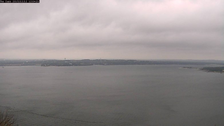 Lake Travis webcam, December 12, 2015 11:10 AM CT