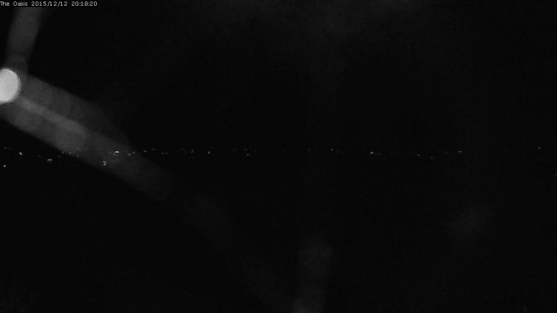 Lake Travis webcam, December 12, 2015 7:25 PM CT