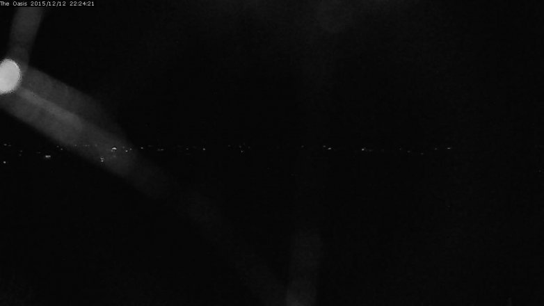 Lake Travis webcam, December 12, 2015 9:30 PM CT