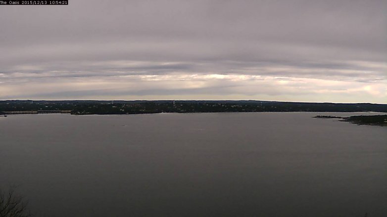Lake Travis webcam, December 13, 2015 10:00 AM CT
