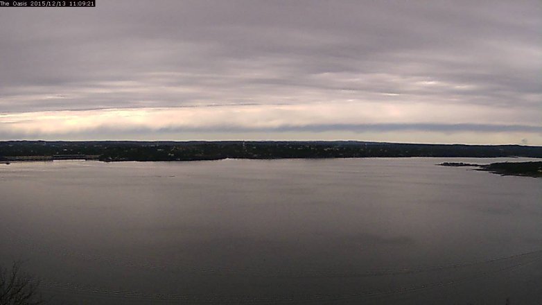 Lake Travis webcam, December 13, 2015 10:15 AM CT
