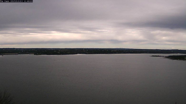 Lake Travis webcam, December 13, 2015 10:55 AM CT