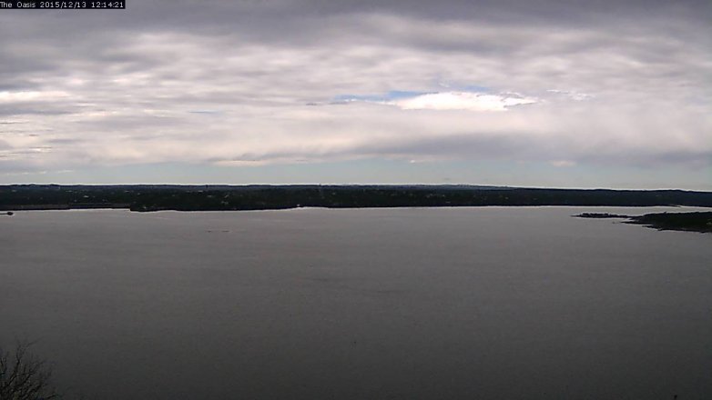 Lake Travis webcam, December 13, 2015 11:20 AM CT