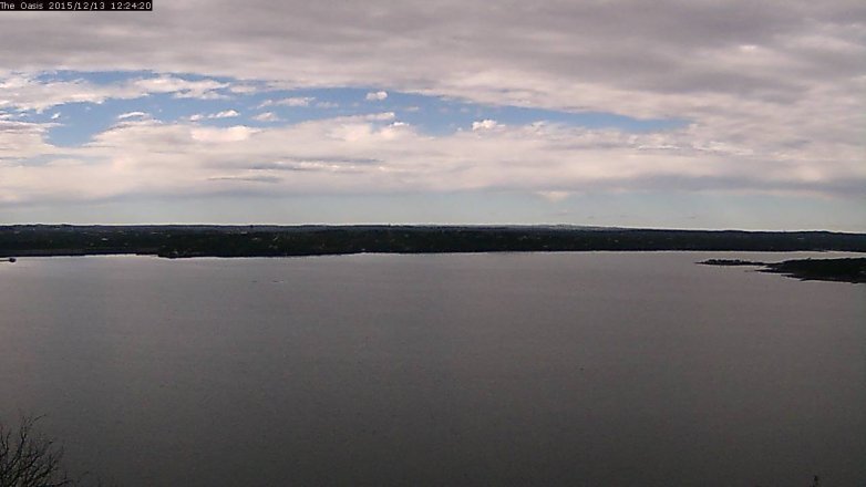 Lake Travis webcam, December 13, 2015 11:30 AM CT