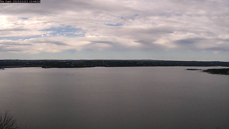 Lake Travis webcam, December 13, 2015 11:55 AM CT