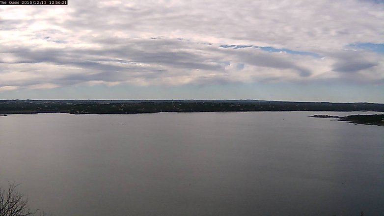 Lake Travis webcam, December 13, 2015 12:00 PM CT