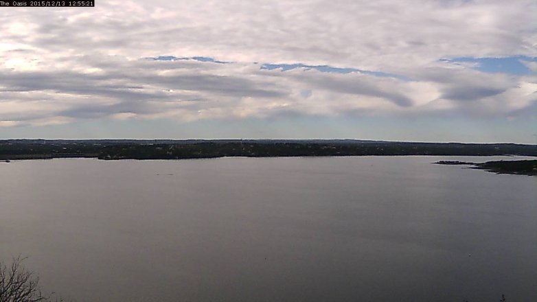 Lake Travis webcam, December 13, 2015 12:05 PM CT