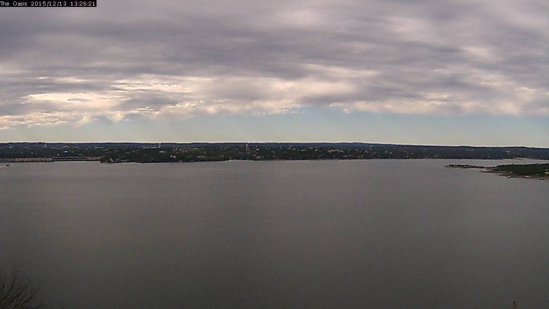 Lake Travis webcam, December 13, 2015 12:35 PM CT
