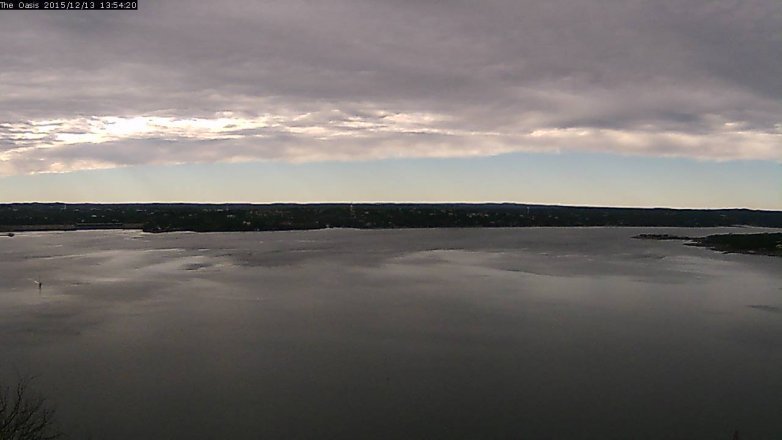 Lake Travis webcam, December 13, 2015 1:00 PM CT