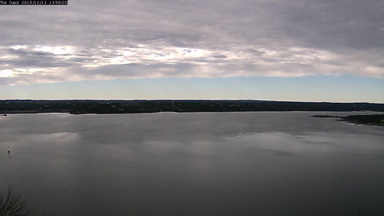 Lake Travis webcam, December 13, 2015 1:05 PM CT
