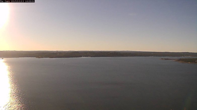 Lake Travis webcam, December 13, 2015 3:25 PM CT