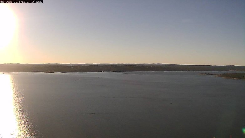Lake Travis webcam, December 13, 2015 3:40 PM CT