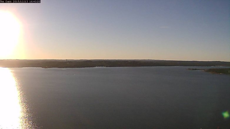 Lake Travis webcam, December 13, 2015 3:50 PM CT