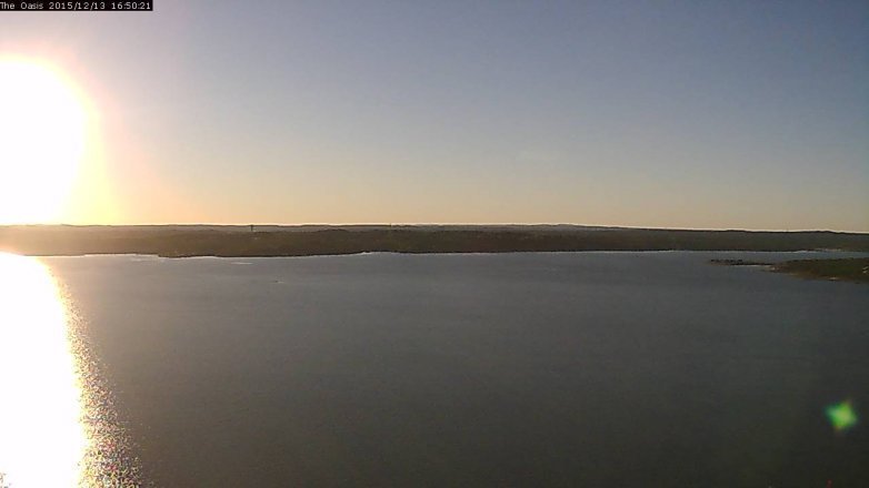 Lake Travis webcam, December 13, 2015 3:55 PM CT