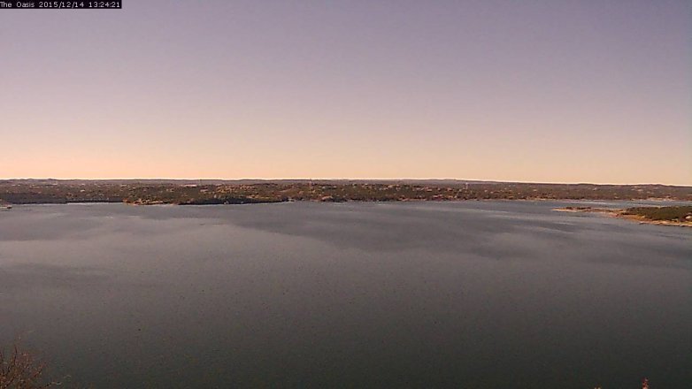 Lake Travis webcam, December 14, 2015 12:30 PM CT
