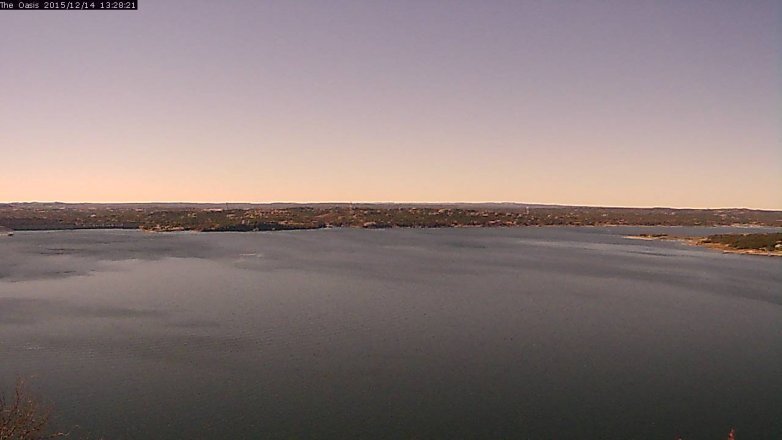 Lake Travis webcam, December 14, 2015 12:35 PM CT