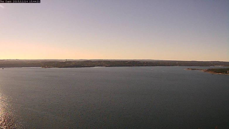 Lake Travis webcam, December 14, 2015 2:50 PM CT